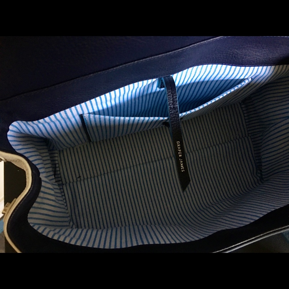 Draper James Satchel (Nassau Navy) NWOT - Picture 10 of 14